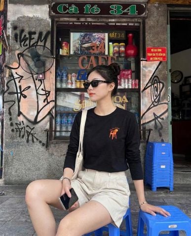  Áo Thun Tay Dài Ghế Tựa 