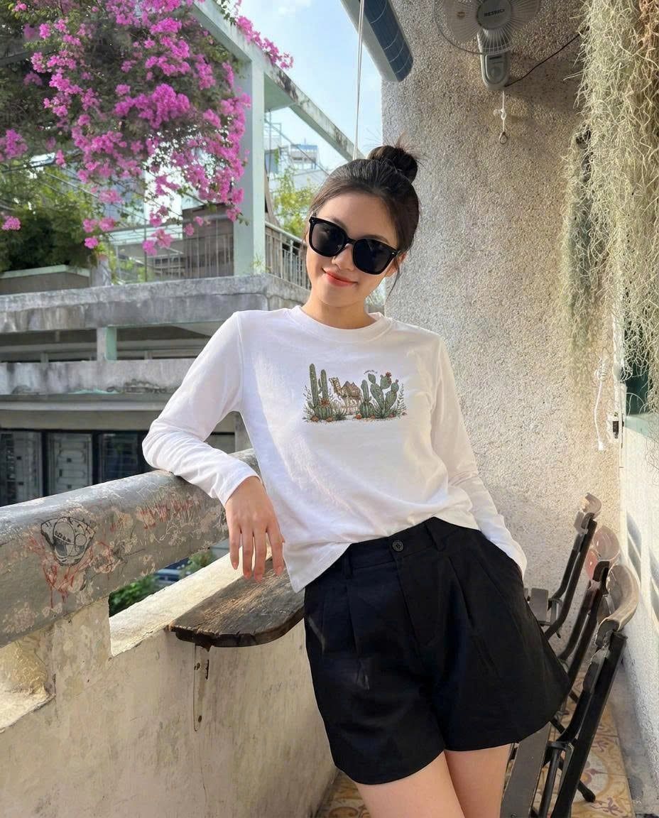 Áo Thun Tay Dài Lạc Đà