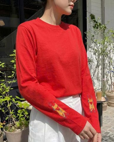  Mèo Cam Long Sleeve T-Shirt 