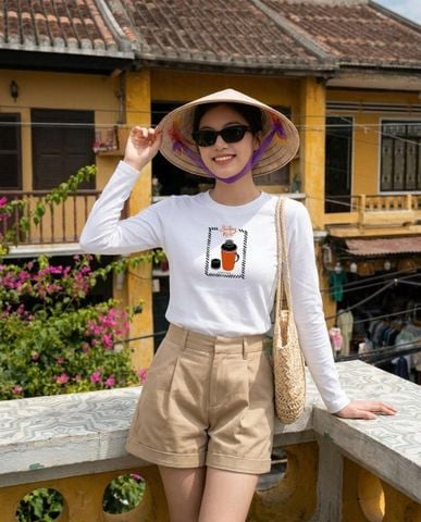  Áo Thun Tay Dài Phích Nước 