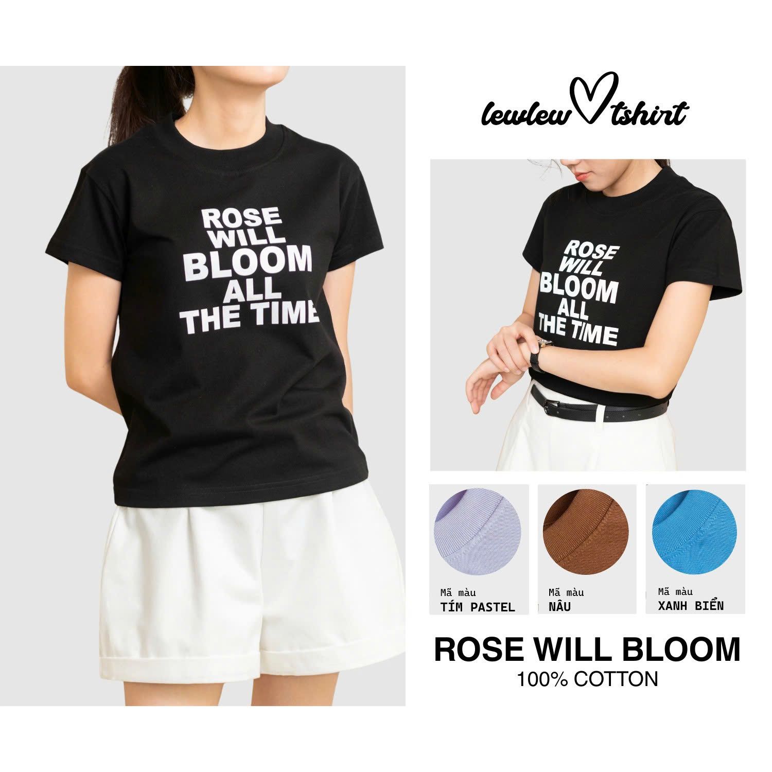 Rose Will Bloom Tshirt