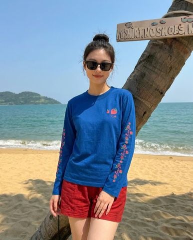  Áo thun Tay Dài Quả Dâu 
