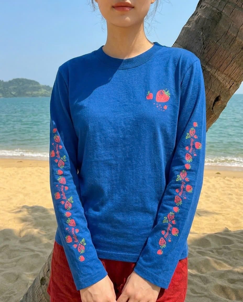 Áo thun Tay Dài Quả Dâu
