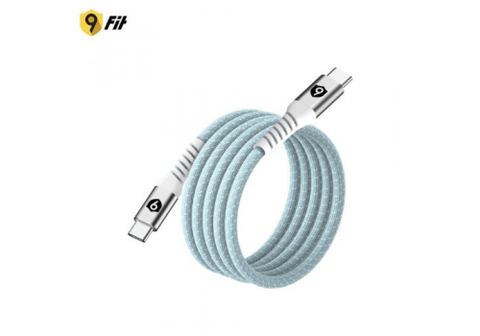 Cáp từ tính tự cuộn 9FIT USB-C to USB-C 1M