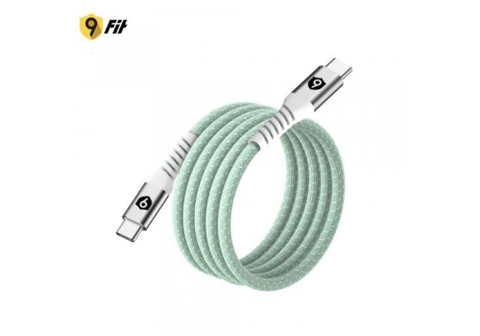 Cáp từ tính tự cuộn 9FIT USB-C to USB-C 1M