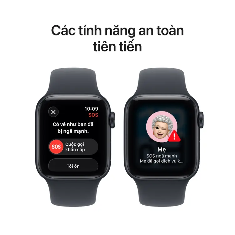  Apple Watch SE 3 40mm Viền nhôm dây cao su 