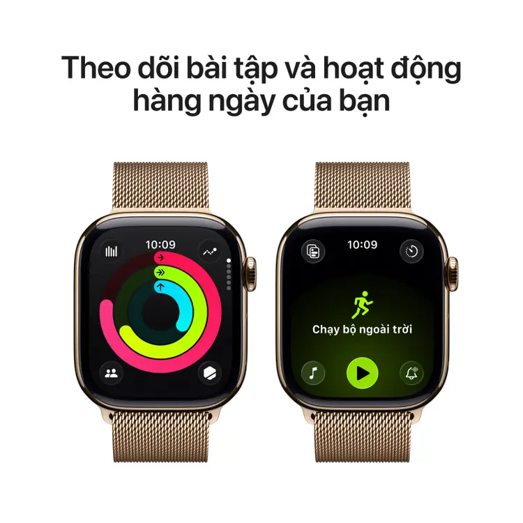  Apple Watch Series 11 42mm viền Titan dây Milanese GPS + Cellular 
