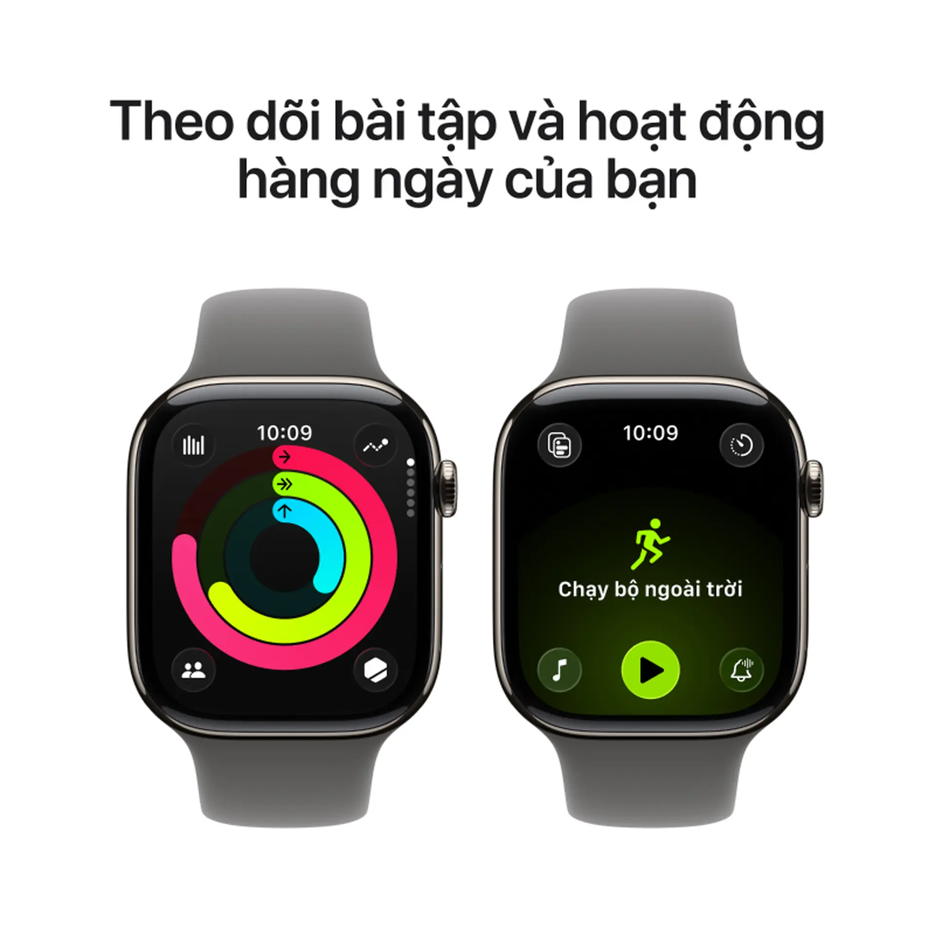 Apple Watch Series 11 46mm viền Titan dây cao su GPS + Cellular 