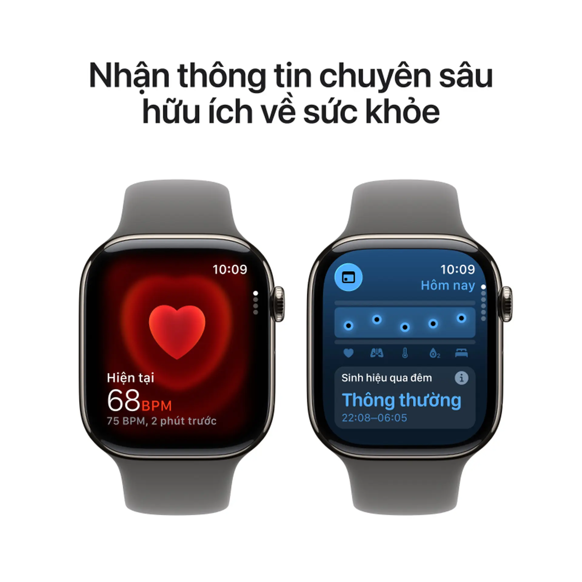  Apple Watch Series 11 46mm viền Titan dây cao su GPS + Cellular 