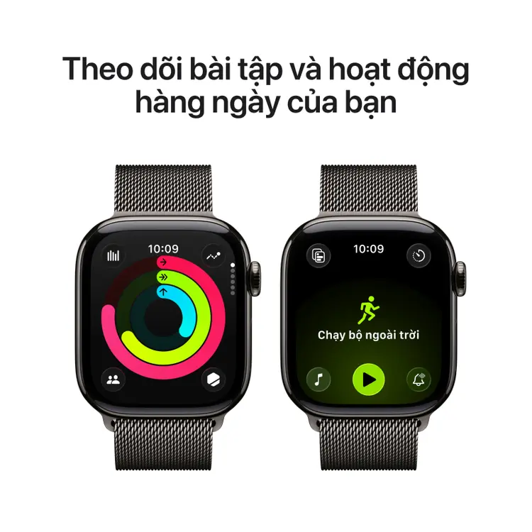  Apple Watch Series 11 46mm viền Titan dây Milanese GPS + Cellular 