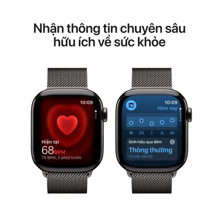  Apple Watch Series 11 46mm viền Titan dây Milanese GPS + Cellular 