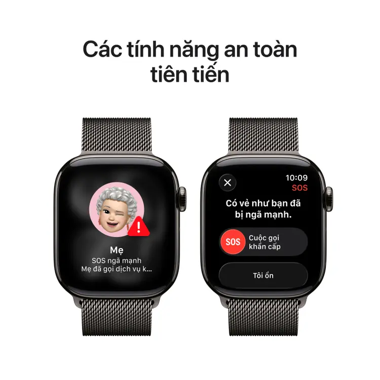  Apple Watch Series 11 46mm viền Titan dây Milanese GPS + Cellular 