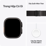 Apple Watch Ultra 3 GPS + Cellular 49mm Viền titan Dây Milanese