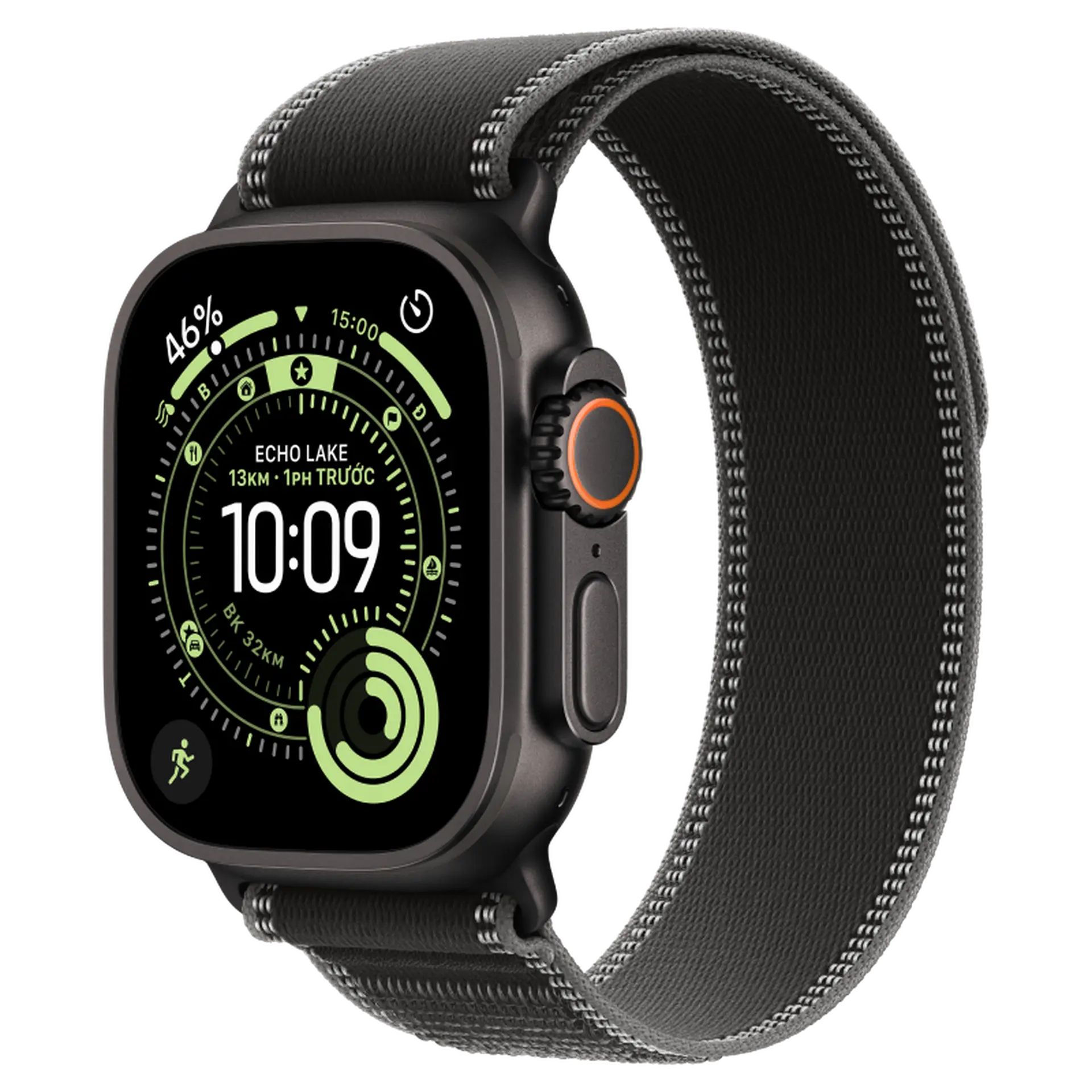  Apple Watch Ultra 3 GPS + Cellular 49mm Viền titan Dây quấn Trail 