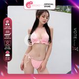  Bikini 2 Mảnh Áo Bèo Quần Nhỏ Rút Dây GECKO 2M44 