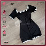  Bikini 1 Mảnh Bodysuit Tay Ngắn Quần Đùi GECKO 1M03 