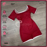  Bikini 1 Mảnh Bodysuit Tay Ngắn Quần Đùi GECKO 1M03 