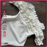  Bikini 1 Mảnh Bèo Trễ Vai Dễ Thương Quần Xẻ Cao GECKO 1M05 