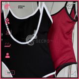  Bikini 1 Mảnh Bodysuit Viền 2 Dây Gợi Cảm GECKO 1M11 
