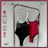  Bikini 1 Mảnh Bodysuit Viền 2 Dây Gợi Cảm GECKO 1M11 