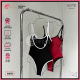  Bikini 1 Mảnh Bodysuit Viền 2 Dây Gợi Cảm GECKO 1M11 