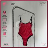  Bikini 1 Mảnh Bodysuit Viền 2 Dây Gợi Cảm GECKO 1M11 