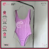  Bikini 1 Mảnh Bodysuit Thun Tăm Cổ U Slay GECKO 1M14 