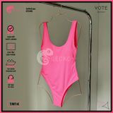  Bikini 1 Mảnh Bodysuit Thun Tăm Cổ U Slay GECKO 1M14 