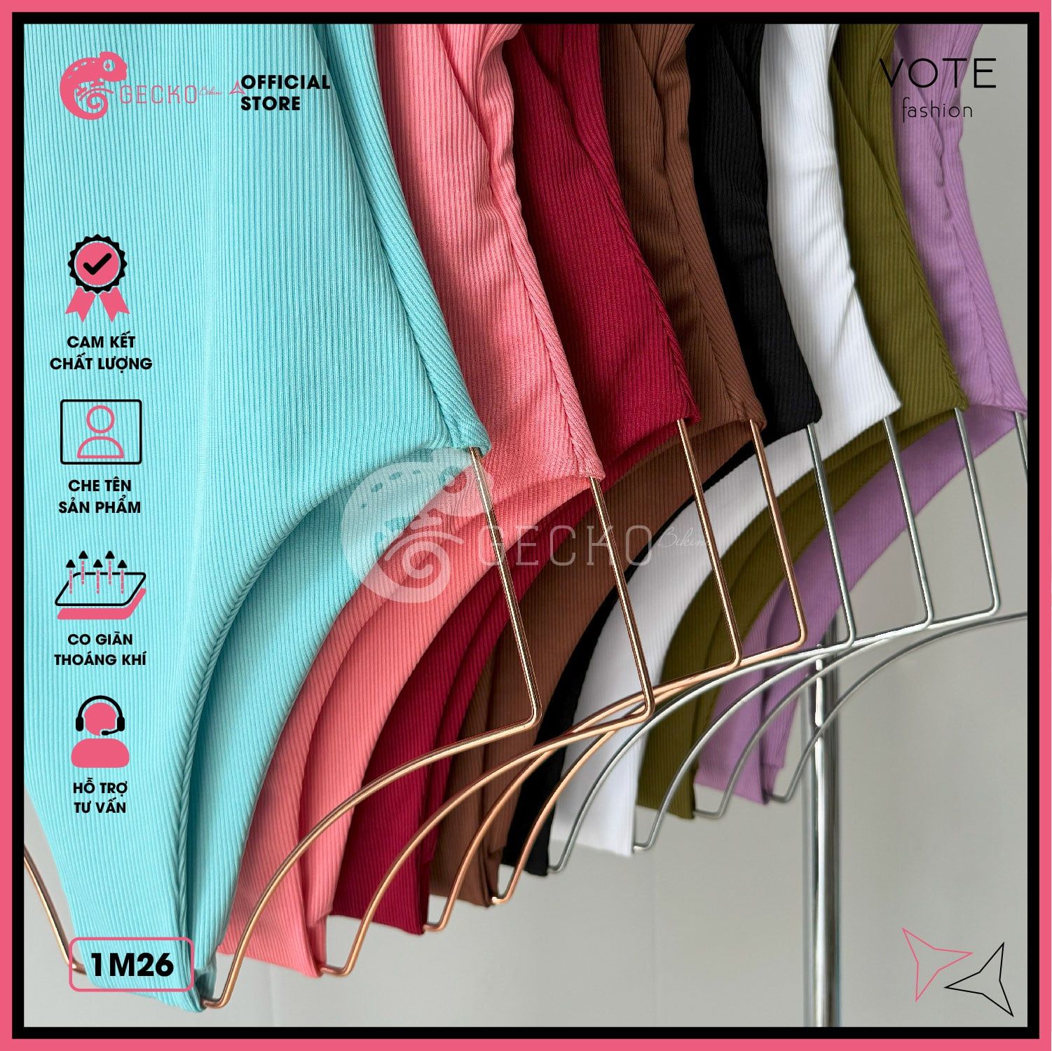  Bikini 1 Mảnh Bodysuit 2 Dây Dễ Thương GECKO 1M26 