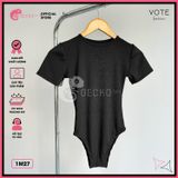  Bikini 1 Mảnh Áo Thun Bodysuit Không Có Mút Tay Ngắn Đáy Chip GECKO 1M27 