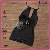  Bikini 1 Mảnh Khoét Ngực Quần Đùi Gợi Cảm Tăm Lạnh GECKO 1M29 