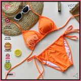  Bikini 2 Mảnh Đơn Giản Màu Xinh Xắn GECKO 2M01 