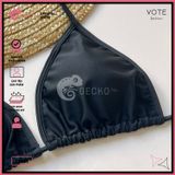  Áo Lẻ Bikini Tam Giác Trắng Đen GECKO 2M01-AL 