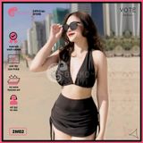  Bikini 2 Mảnh  Áo Bảng To Quần Váy Kín Đáo GECKO 2M02 