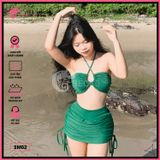  Bikini 2 Mảnh  Áo Bảng To Quần Váy Kín Đáo GECKO 2M02 