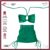  Bikini 2 Mảnh  Áo Bảng To Quần Váy Kín Đáo GECKO 2M02 