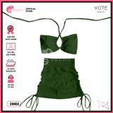  Bikini 2 Mảnh  Áo Bảng To Quần Váy Kín Đáo GECKO 2M02 