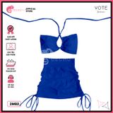  Bikini 2 Mảnh  Áo Bảng To Quần Váy Kín Đáo GECKO 2M02 