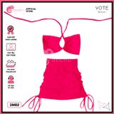  Bikini 2 Mảnh  Áo Bảng To Quần Váy Kín Đáo GECKO 2M02 