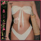  Bikini 2 Mảnh Màu Nâu Chocolate Áo Bảng To GECKO 2M04 