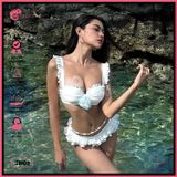  Bikini 2 Mảnh Bèo Hoa Hồng Xinh Xắn GECKO 2M05 