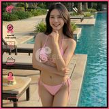  Bikini 2 Mảnh Tam Giác Xốp Mix 3 Khoen Charm Gợi Cảm GECKO 2M09 