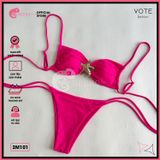  Bikini 2 Mảnh Cúp Phối Khoen Ngôi Sao Cute GECKO 2M101 