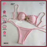  Bikini 2 Mảnh Cúp Phối Khoen Ngôi Sao Cute GECKO 2M101 