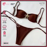  Bikini 2 Mảnh Cúp Phối Khoen Ngôi Sao Cute GECKO 2M101 
