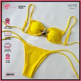  Bikini 2 Mảnh Cúp Phối Khoen Ngôi Sao Cute GECKO 2M101 