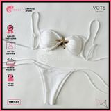  Bikini 2 Mảnh Cúp Phối Khoen Ngôi Sao Cute GECKO 2M101 