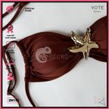  Bikini 2 Mảnh Cúp Phối Khoen Ngôi Sao Cute GECKO 2M101 