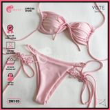  Bikini 2 Mảnh Mix Hoa Charm Dễ Thương GECKO 2M103 