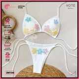  Bikini 2 Mảnh Tam Giác Charm Màu Sắc Dễ Thương GECKO 2M104 
